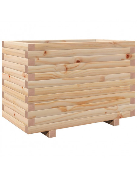 Fioriera da Giardino 70x40x49,5 cm in Legno Massello di Pino