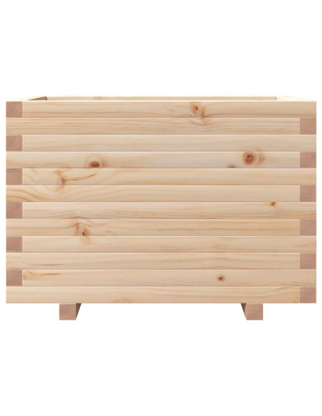 Fioriera da Giardino 70x40x49,5 cm in Legno Massello di Pino