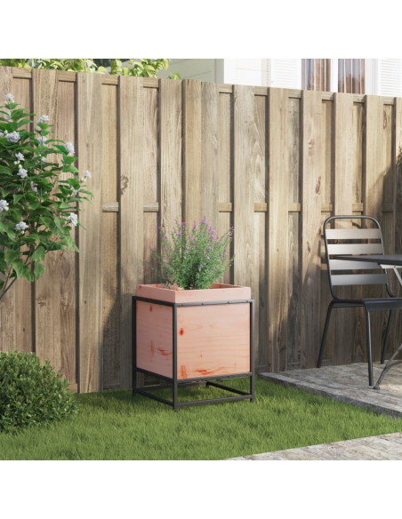 Fioriera da Giardino 40x40x50 cm in Legno Massello di Douglas