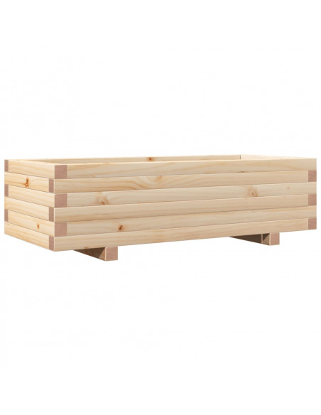Fioriera da Giardino 90x40x26,5 cm in Legno Massello di Pino