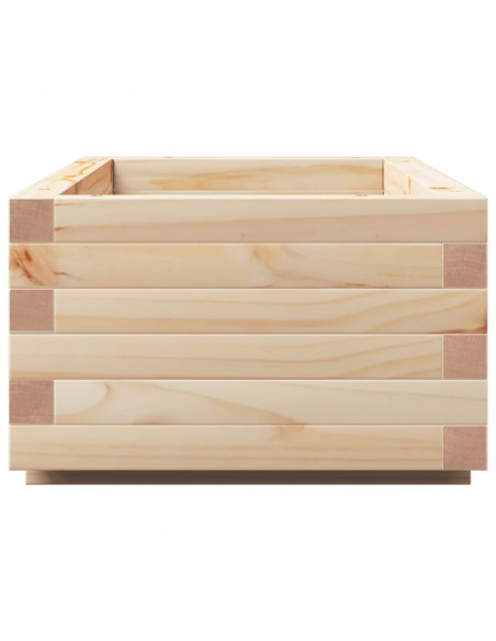 Fioriera da Giardino 90x40x26,5 cm in Legno Massello di Pino