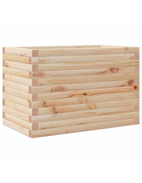 Fioriera da Giardino 70x40x46 cm in Legno Massello di Pino