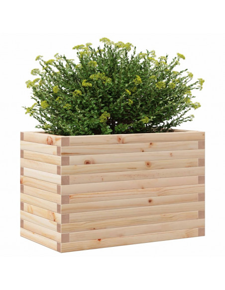 Fioriera da Giardino 70x40x46 cm in Legno Massello di Pino