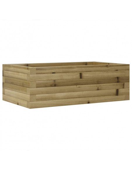 Fioriera da Giardino 70x40x23 cm in Legno di Pino Impregnato