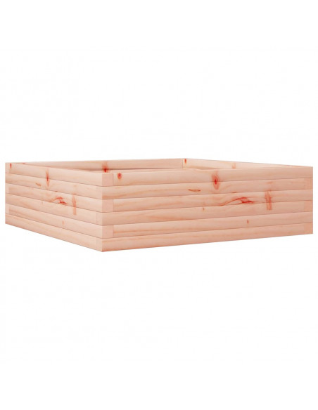 Fioriera da Giardino 80x80x23 cm in Legno Massello di Douglas