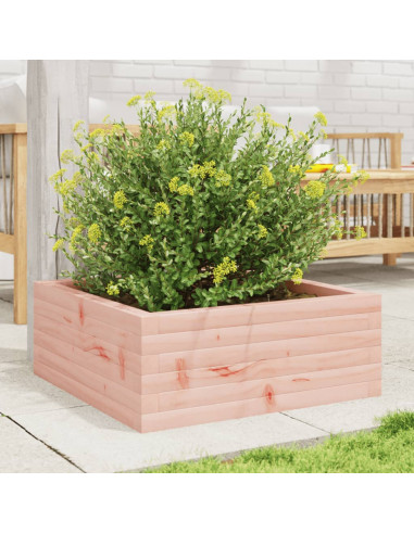 Fioriera da Giardino 60x60x23 cm in Legno Massello di Douglas