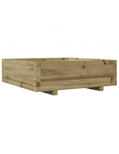 Fioriera da Giardino 80x80x26,5 cm in Legno di Pino Impregnato