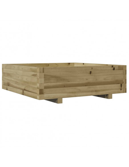 Fioriera da Giardino 80x80x26,5 cm in Legno di Pino Impregnato