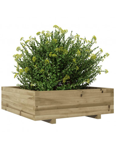 Fioriera da Giardino 80x80x26,5 cm in Legno di Pino Impregnato
