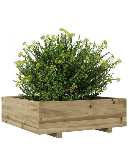 Fioriera da Giardino 80x80x26,5 cm in Legno di Pino Impregnato