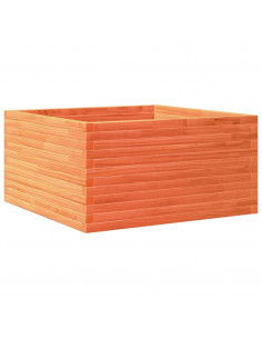 Fioriera Giardino Marrone Cera 90x90x46 cm Legno Massello Pino 2