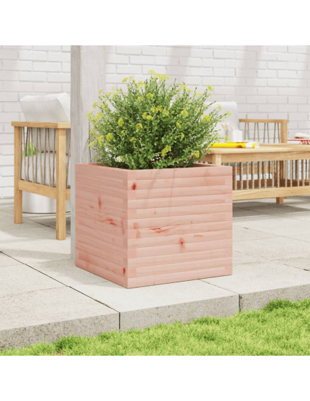 Fioriera da Giardino 50x50x46 cm in Legno Massello di Douglas