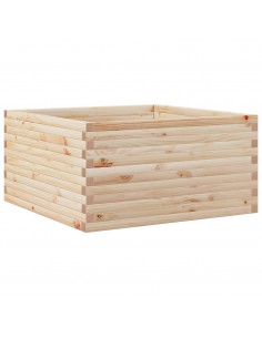 Fioriera da Giardino 90x90x46 cm in Legno Massello di Pino 2