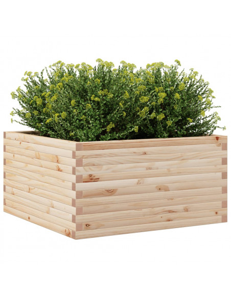 Fioriera da Giardino 90x90x46 cm in Legno Massello di Pino