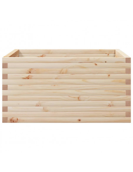 Fioriera da Giardino 90x90x46 cm in Legno Massello di Pino