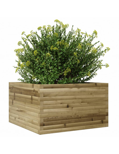 Fioriera da Giardino 80x80x45,5 cm in Legno di Pino Impregnato