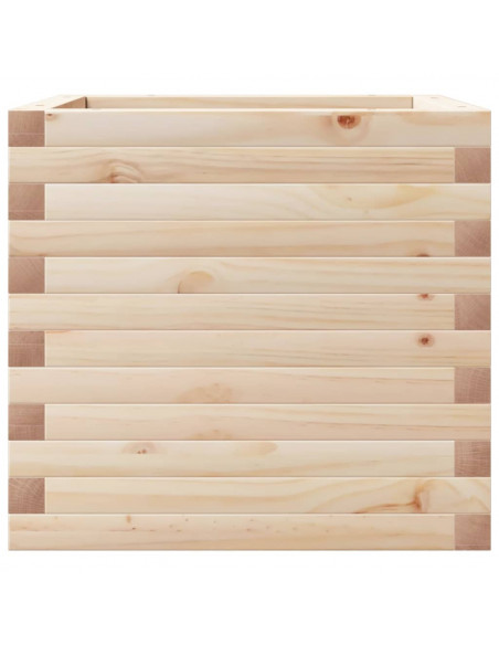 Fioriera da Giardino 50x50x45,5 cm in Legno Massello di Pino