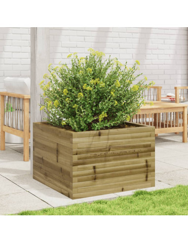 Fioriera da Giardino 70x70x45,5 cm in Legno di Pino Impregnato
