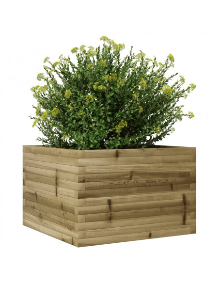 Fioriera da Giardino 70x70x45,5 cm in Legno di Pino Impregnato