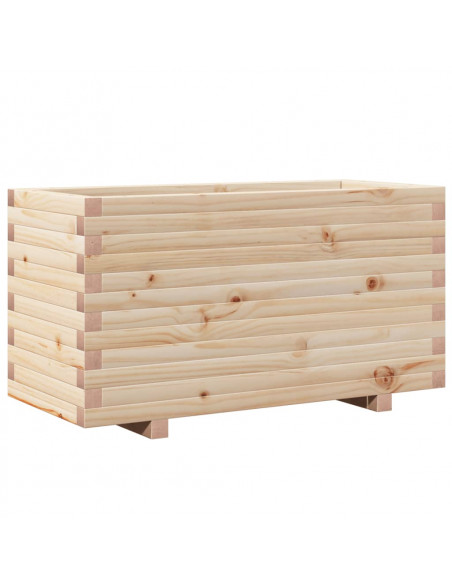 Fioriera da Giardino 90x40x49,5 cm in Legno Massello di Pino