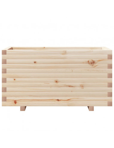 Fioriera da Giardino 90x40x49,5 cm in Legno Massello di Pino