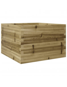 Fioriera da Giardino 70x70x46 cm in Legno di Pino Impregnato 2