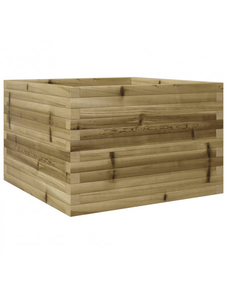 Fioriera da Giardino 70x70x46 cm in Legno di Pino Impregnato