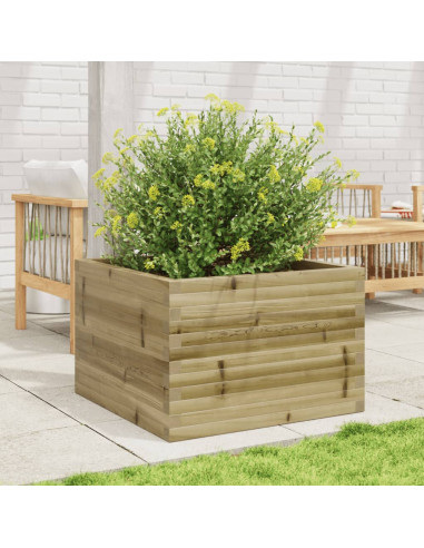Fioriera da Giardino 70x70x46 cm in Legno di Pino Impregnato
