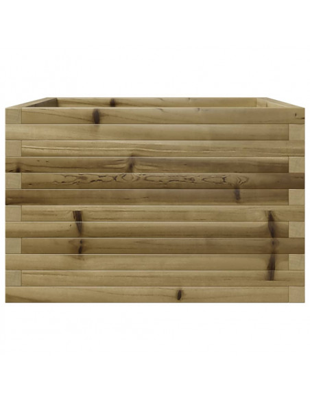 Fioriera da Giardino 70x70x46 cm in Legno di Pino Impregnato