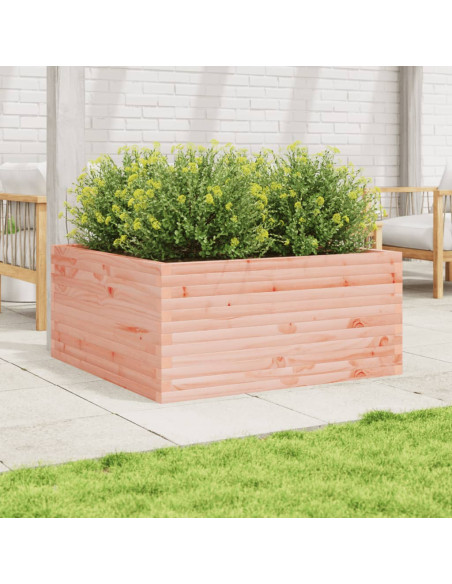 Fioriera da Giardino 100x100x46 cm in Legno Massello di Douglas