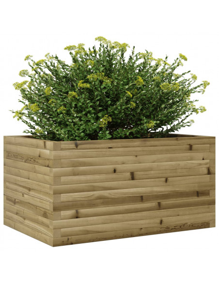 Fioriera da Giardino 90x60x46 cm in Legno di Pino Impregnato