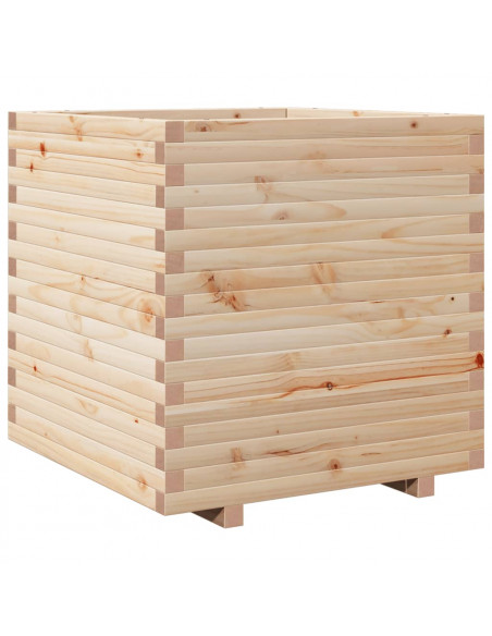 Fioriera da Giardino 70x70x72 cm in Legno Massello di Pino