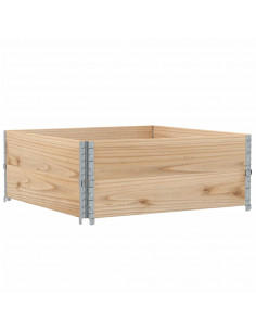 Fioriera da Giardino 100x100 cm in Legno Massello di Pino 2