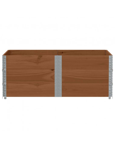 Fioriera da Giardino Marrone 150x100 cm Legno Massello di Pino