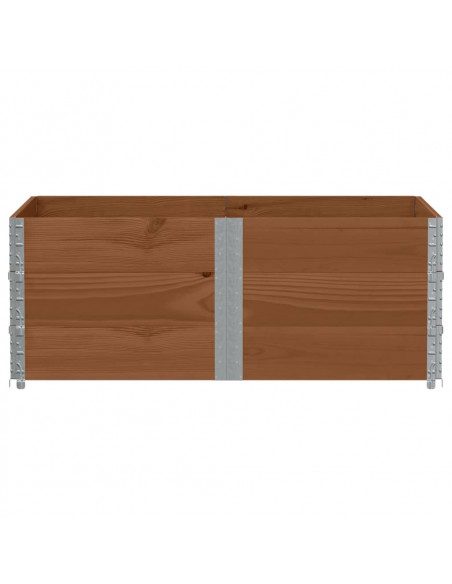Fioriera da Giardino Marrone 150x100 cm Legno Massello di Pino