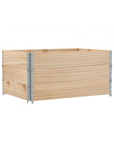 Fioriera da Giardino Marrone 120x80 cm Legno Massello di Pino