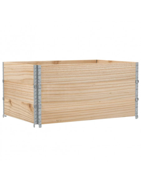 Fioriera da Giardino Marrone 120x80 cm Legno Massello di Pino