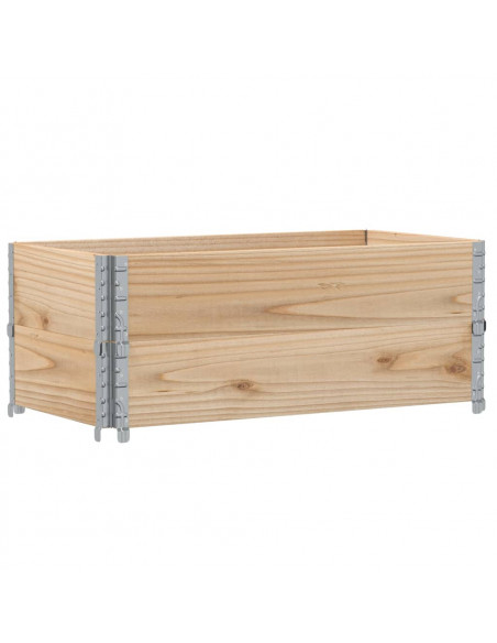 Fioriera da Giardino 100x50 cm in Legno Massello di Pino