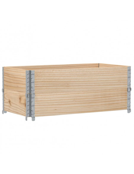 Fioriera da Giardino 100x50 cm in Legno Massello di Pino