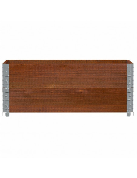 Fioriera da Giardino Marrone 100x50 cm Legno Massello di Pino