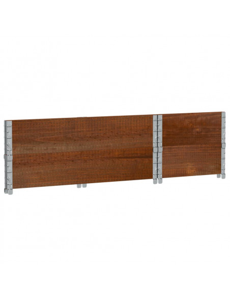 Fioriera da Giardino Marrone 100x50 cm Legno Massello di Pino