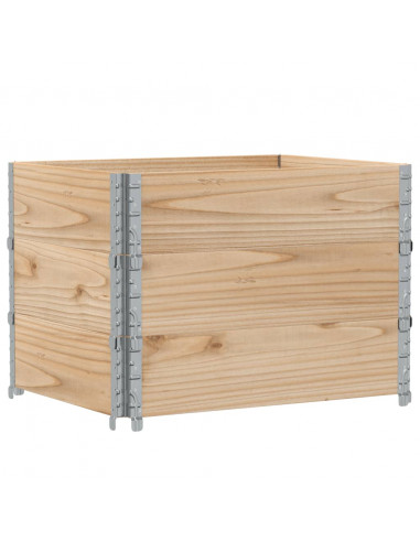 Fioriera da Giardino 80x60 cm in Legno Massello di Pino