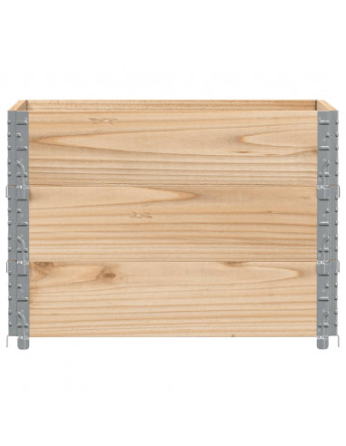 Fioriera da Giardino 80x60 cm in Legno Massello di Pino