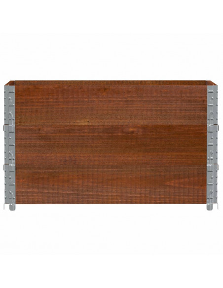 Fioriera da Giardino Marrone 100x50 cm Legno Massello di Pino