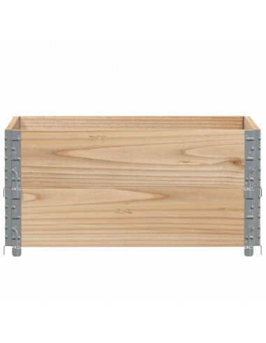 Fioriera da Giardino 80x60 cm in Legno Massello di Pino