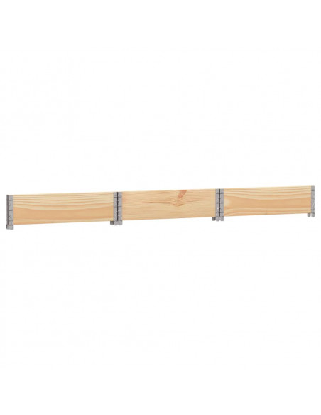Fioriera Rialzata Esagonale 160x160cm Legno Massello di Pino