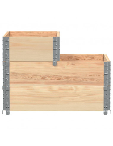 Fioriera Rialzata 3 Livelli 120x80 cm Legno Massello di Pino