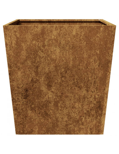 Fioriera da Giardino 50x50x50 cm in Acciaio Corten