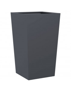 Fioriera da Giardino Antracite 45x45x75 cm in Acciaio 2