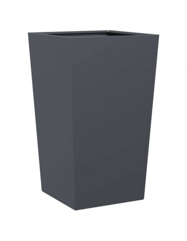 Fioriera da Giardino Antracite 45x45x75 cm in Acciaio